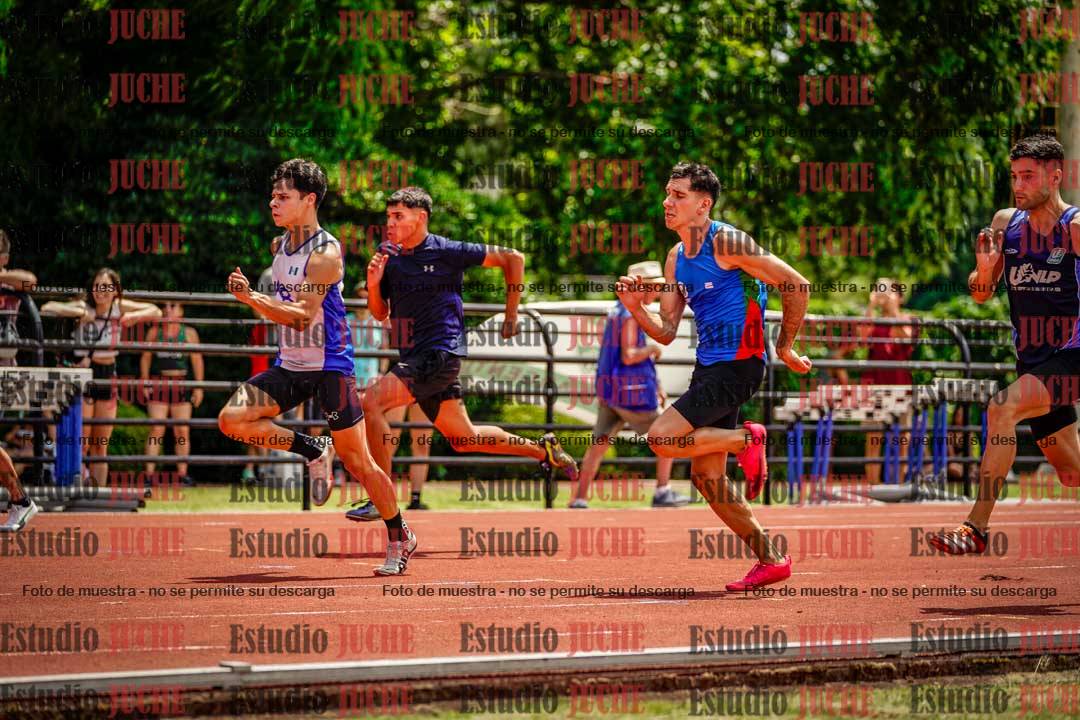 Fotos de los 100 m llanos de varones