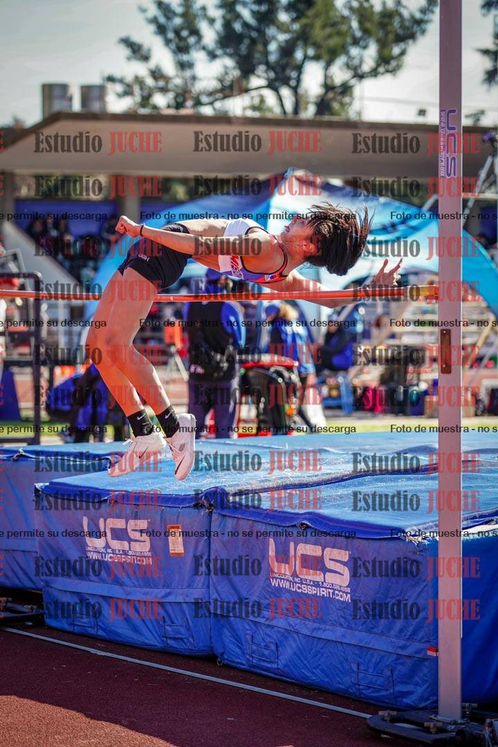 Fotos del salto en alto de mujeres