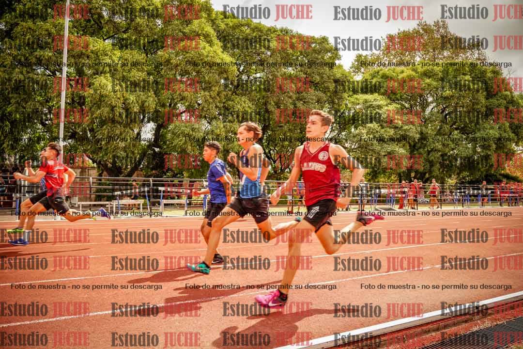 Fotos de los 100 m llanos de varones