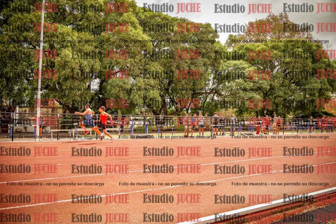 Fotos de los 100 m llanos de varones