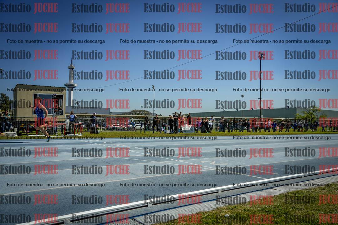Fotos de los 100 m llanos de varones