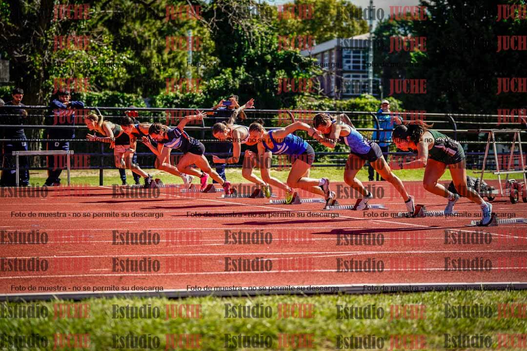 Fotos de los 100 m con vallas de mujeres