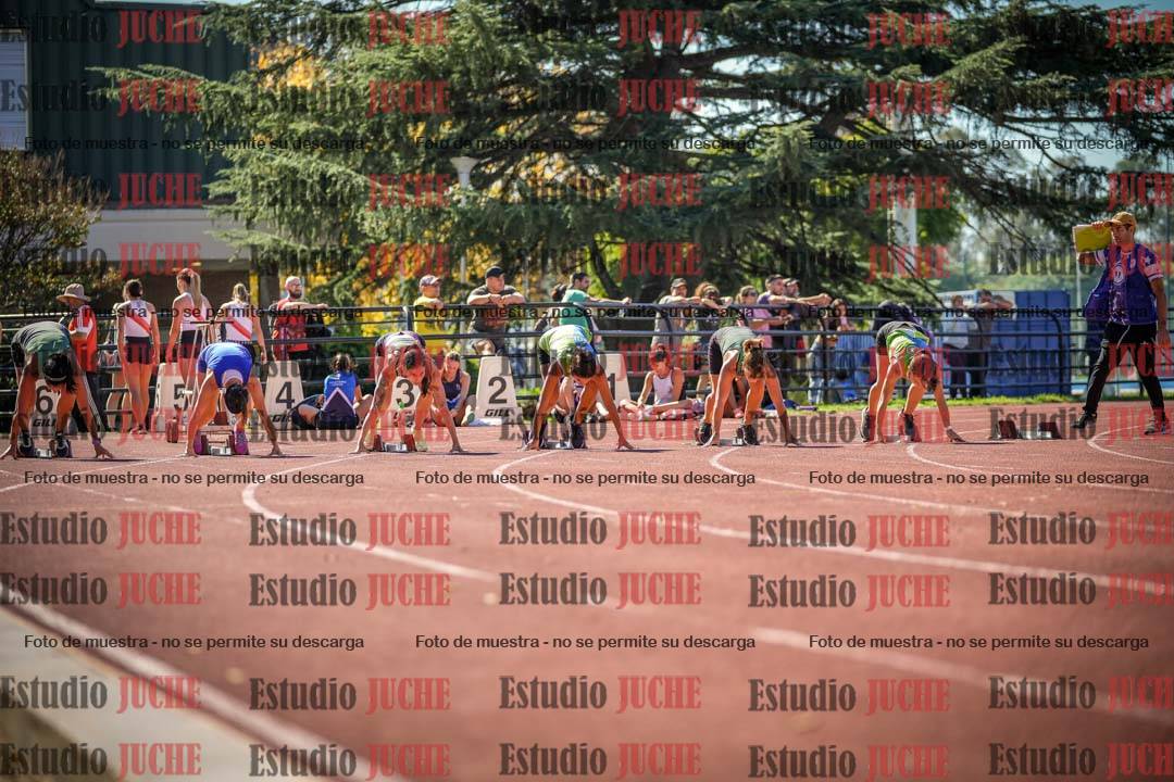 Fotos de los 100 m llanos de mujeres