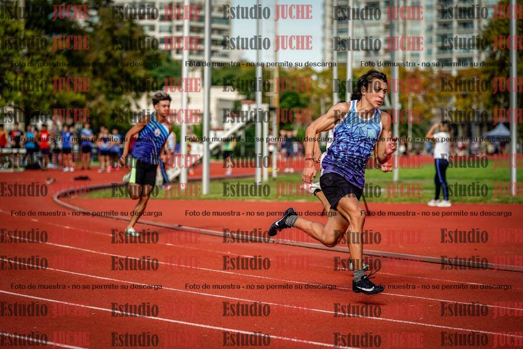 Fotos de los 200 m llanos de varones