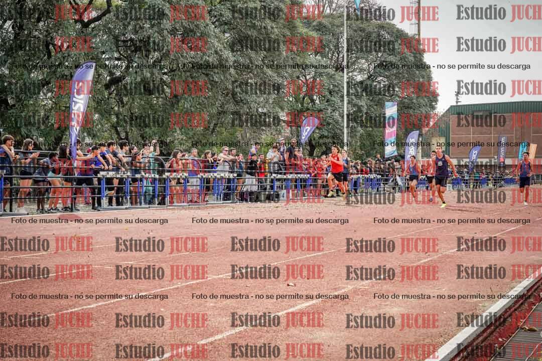 Fotos de los 100 m llanos de varones - decatlón 1