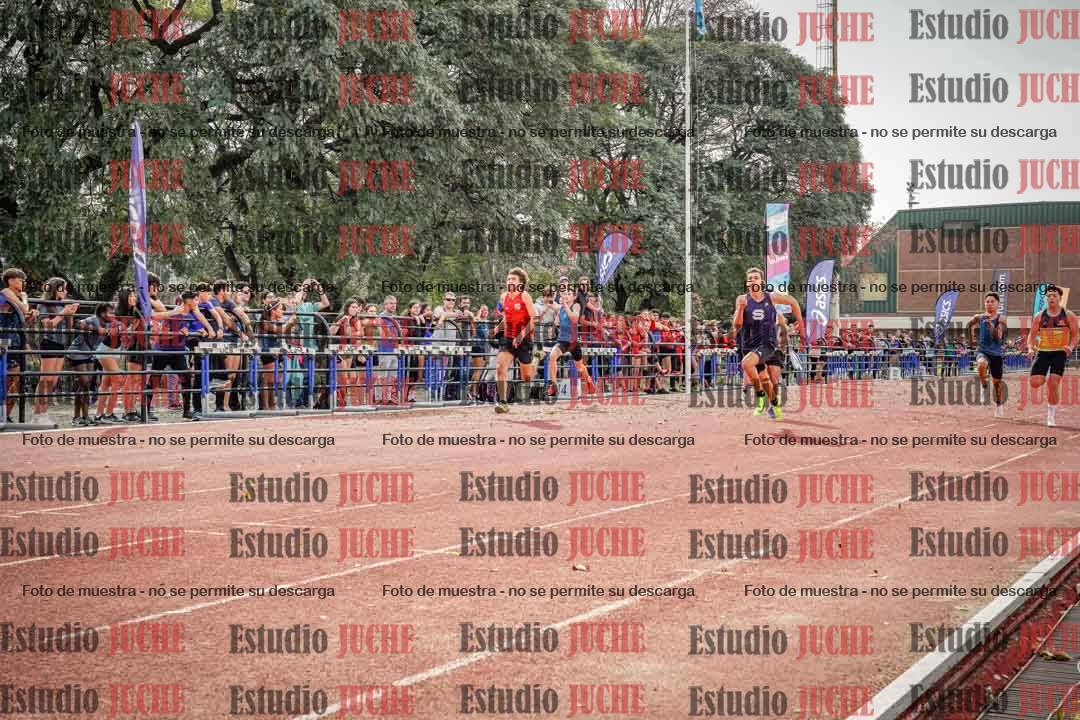 Fotos de los 100 m llanos de varones - decatlón 1