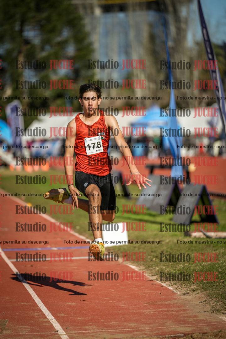 Fotos del salto triple de varones