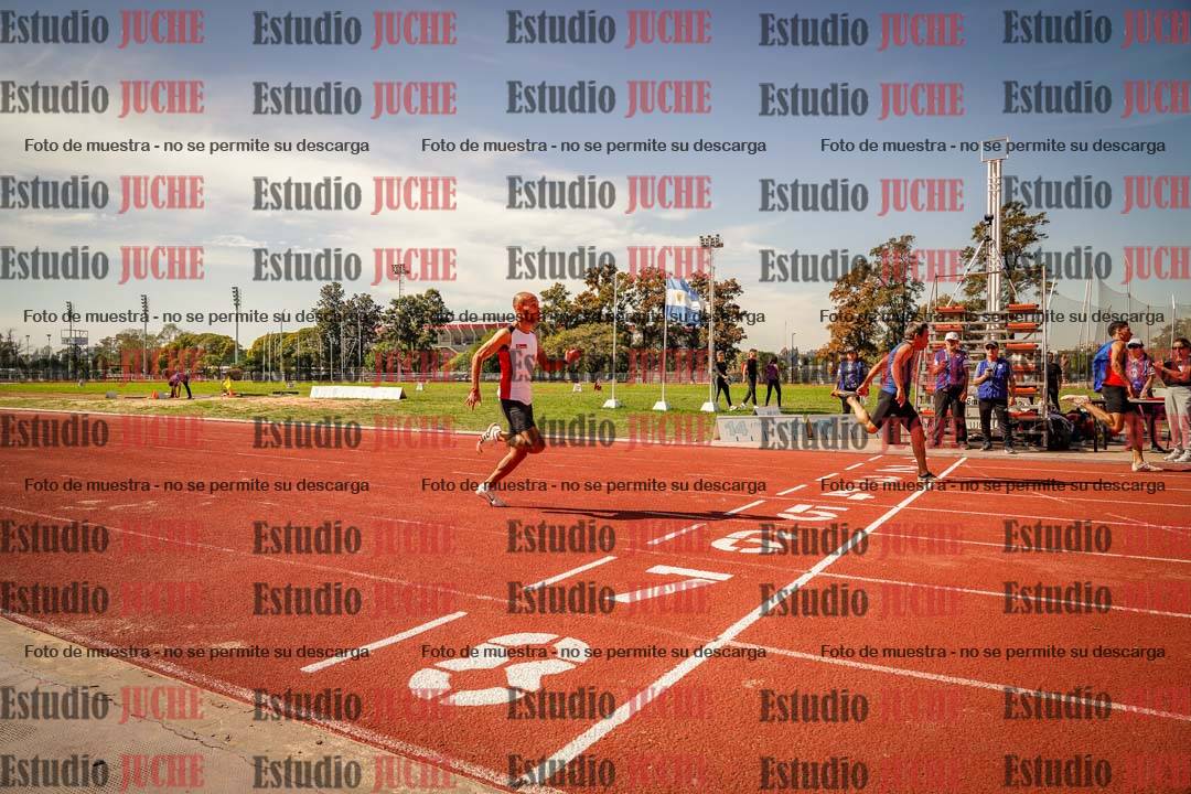 Fotos de los 100 m llanos de varones