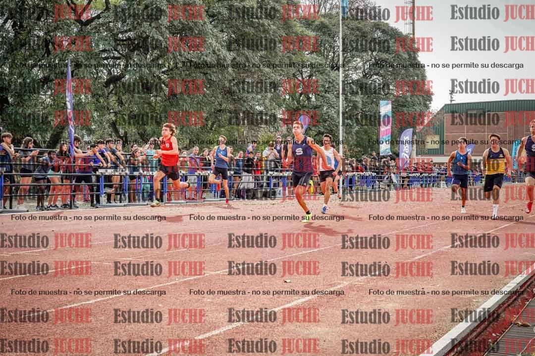 Fotos de los 100 m llanos de varones - decatlón 1