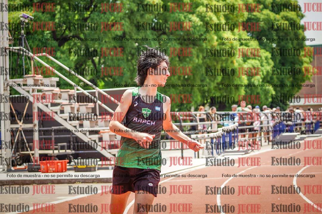 Fotos de los 100 m llanos de varones