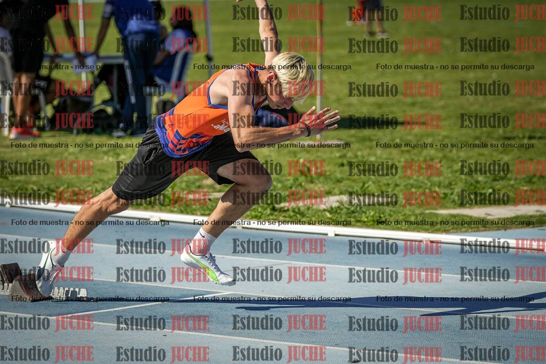 Fotos de los 400 m llanos de varones