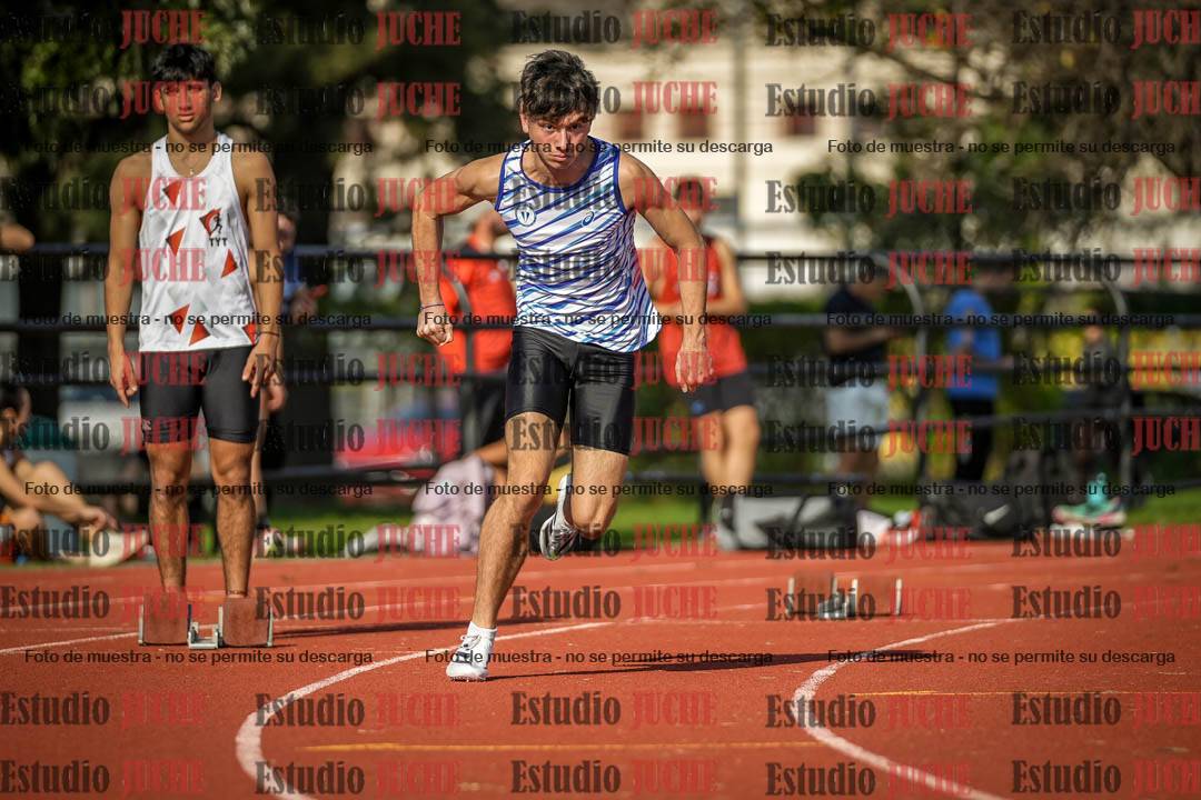 Fotos de los 200 m llanos de varones
