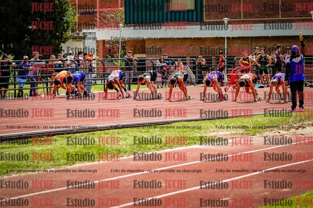 Fotos de los 100 m de varones