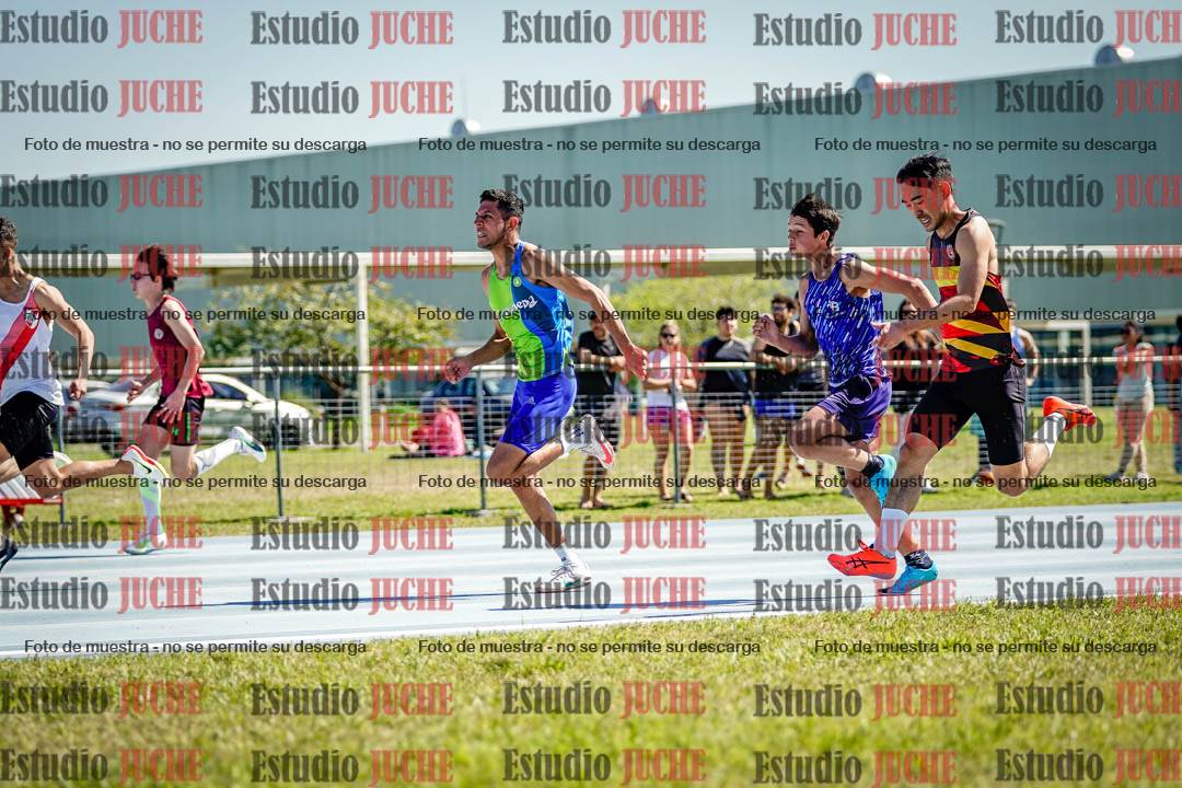 Fotos de los 100 m llanos de varones