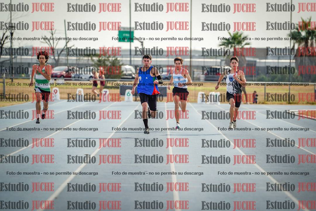 Fotos de los 200 m llanos de varones