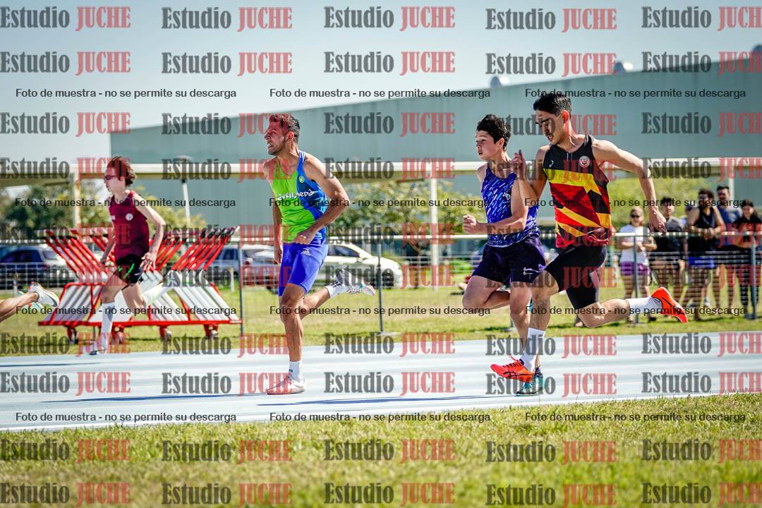 Fotos de los 100 m llanos de varones