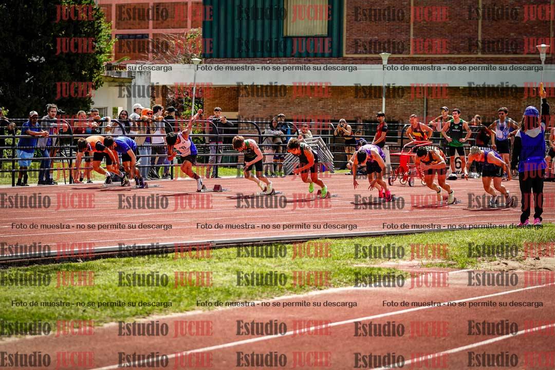 Fotos de los 100 m de varones