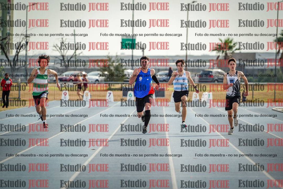 Fotos de los 200 m llanos de varones