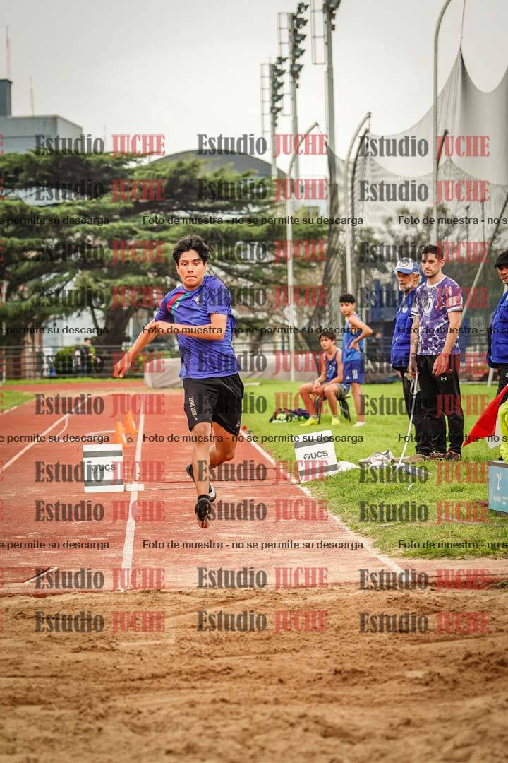 Fotos del salto triple de varones