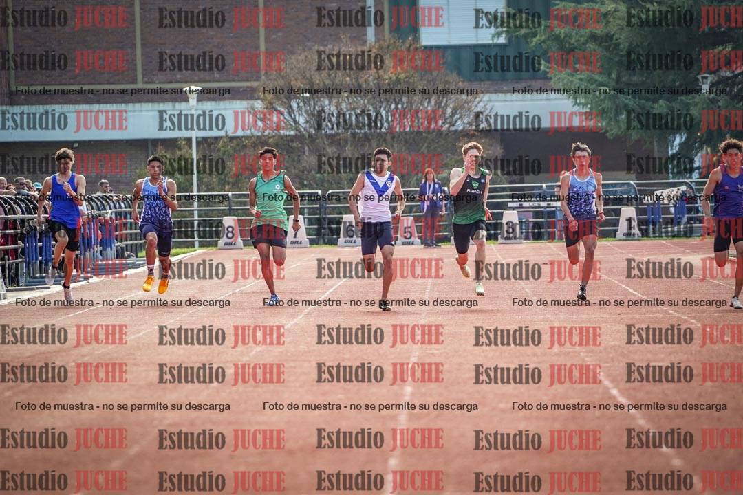 Fotos de los 200 m llanos de varones