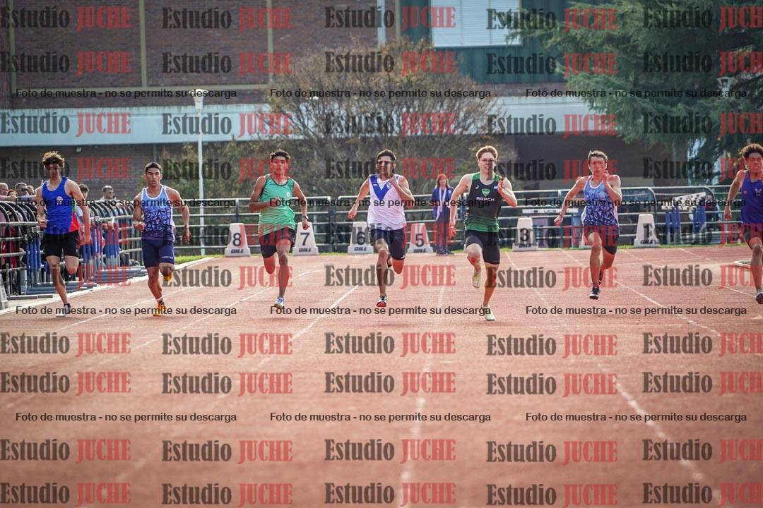 Fotos de los 200 m llanos de varones