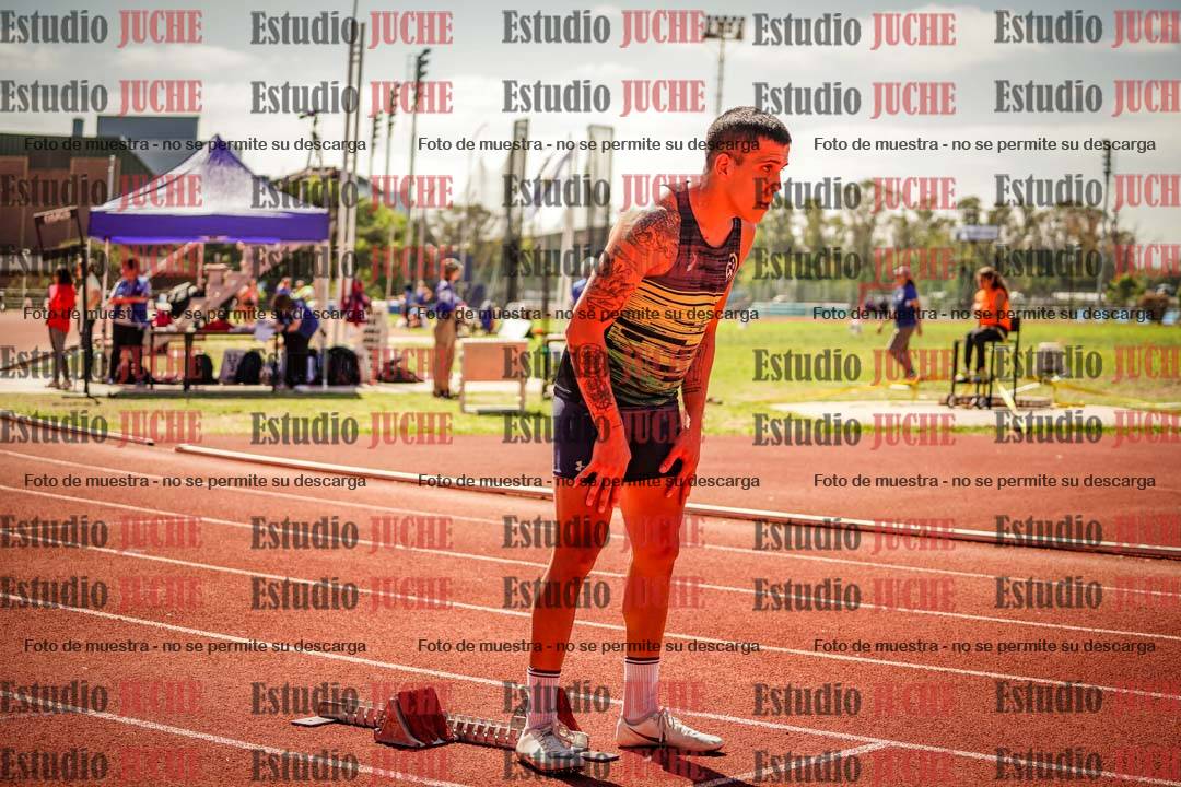 Fotos de los 400 m llanos de varones