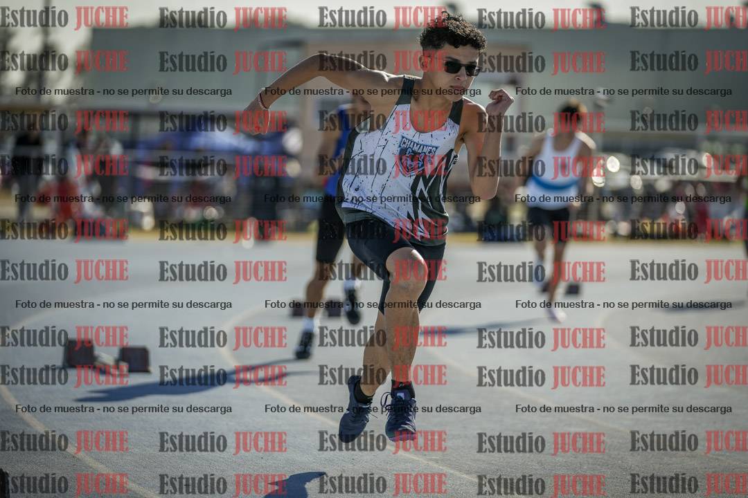 Fotos de los 400 m llanos de varones
