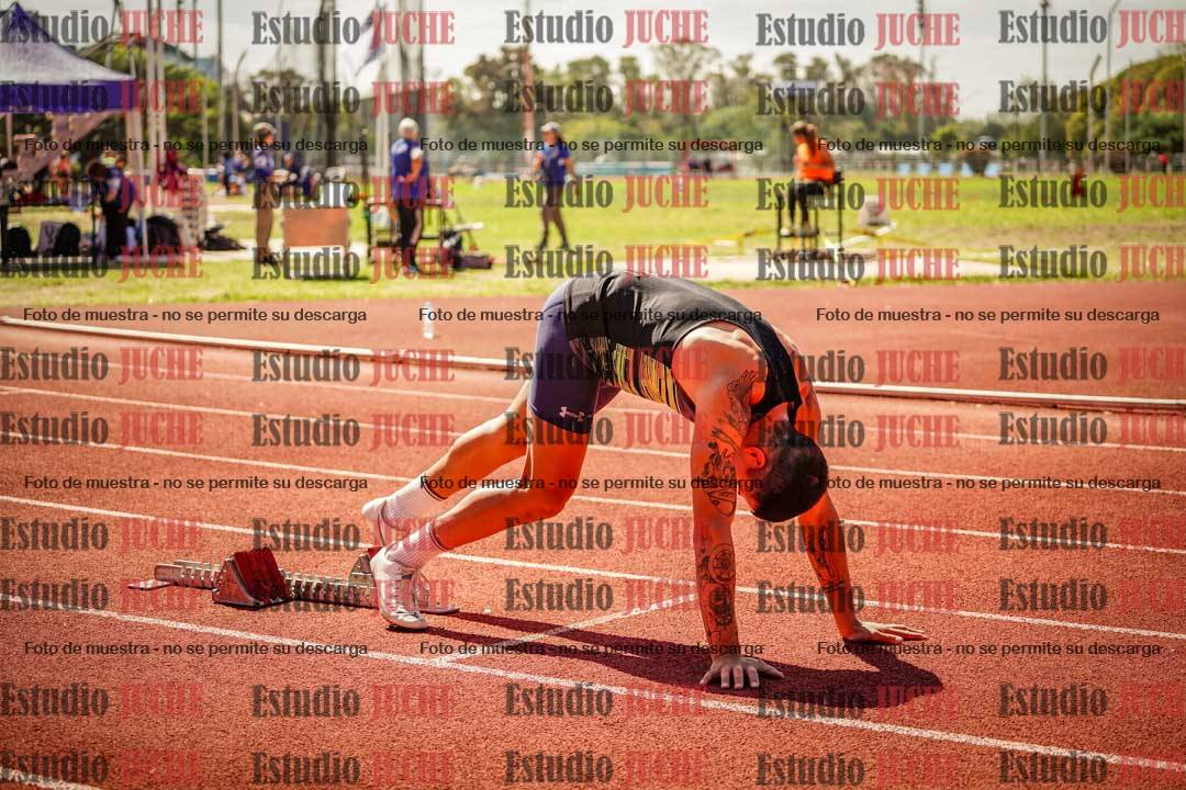 Fotos de los 400 m llanos de varones