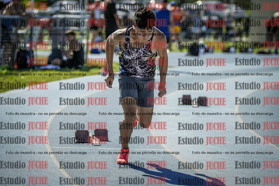 Fotos de los 400 m llanos de varones