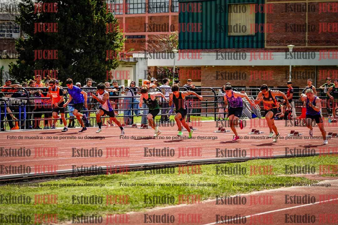 Fotos de los 100 m de varones