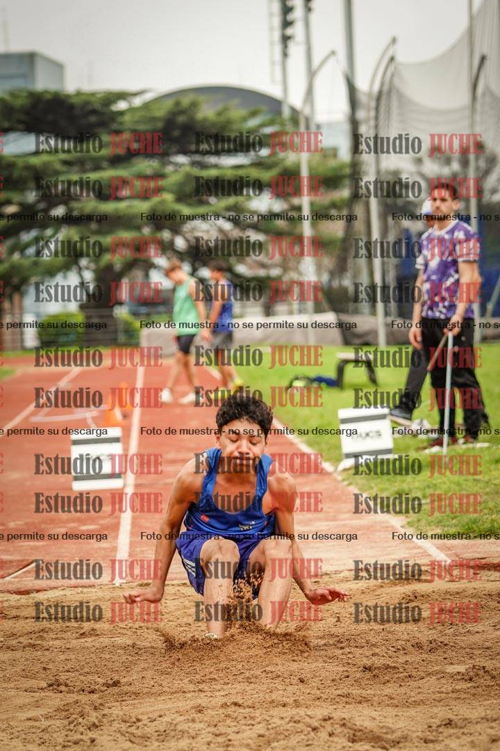 Fotos del salto triple de varones