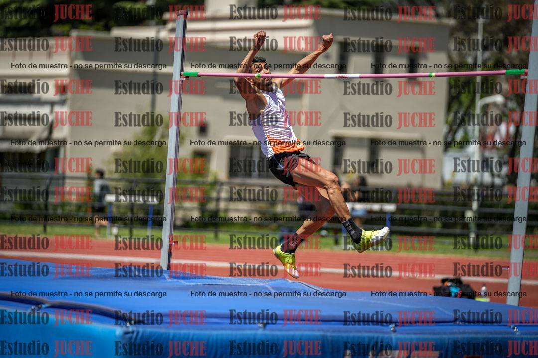 Fotos del salto en alto de varones