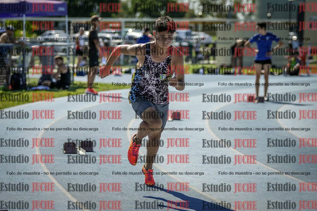 Fotos de los 400 m llanos de varones