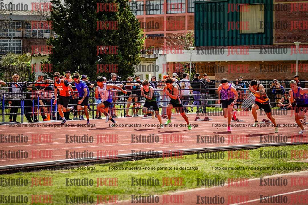 Fotos de los 100 m de varones