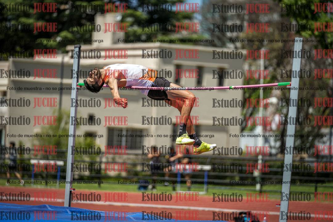 Fotos del salto en alto de varones