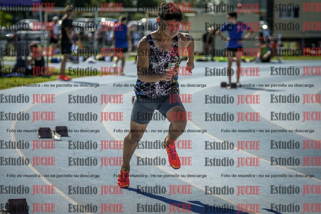 Fotos de los 400 m llanos de varones