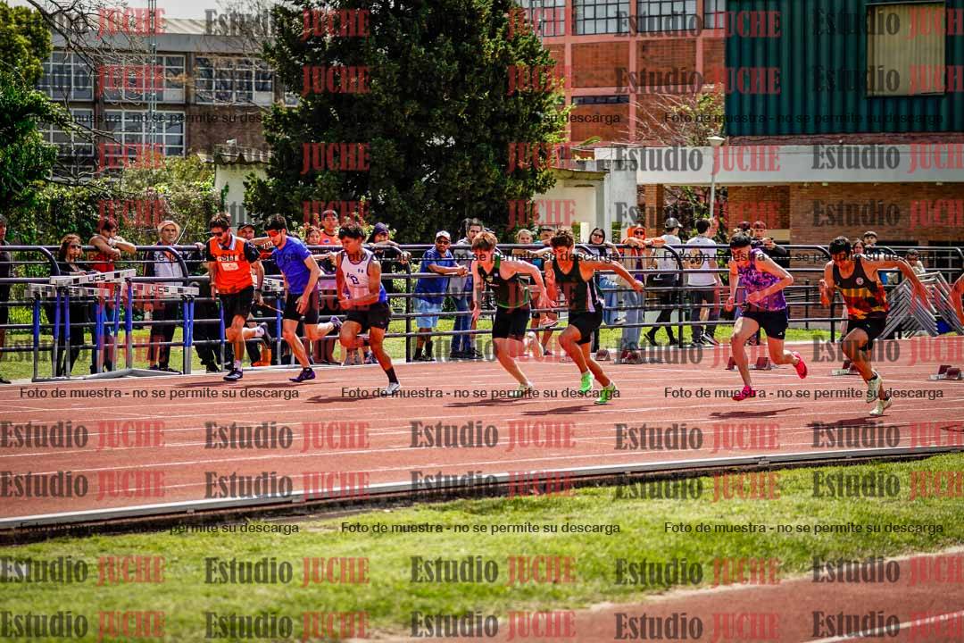 Fotos de los 100 m de varones