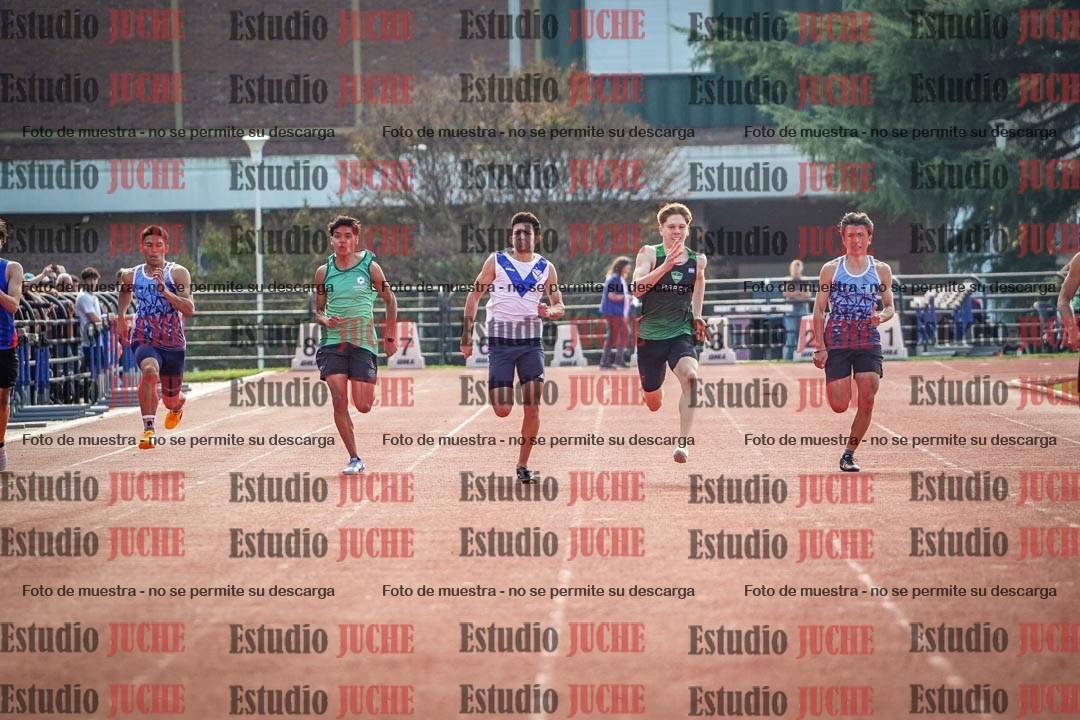 Fotos de los 200 m llanos de varones