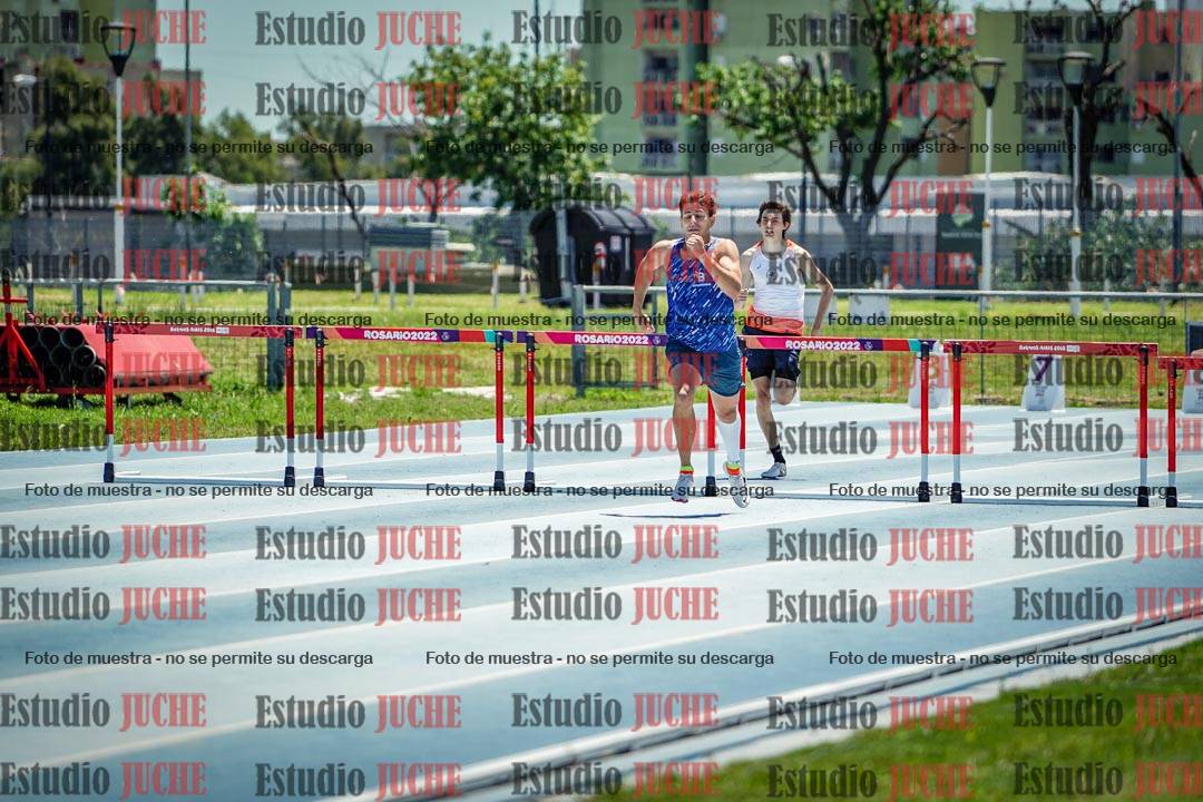 Fotos de los 400 m con vallas de varones