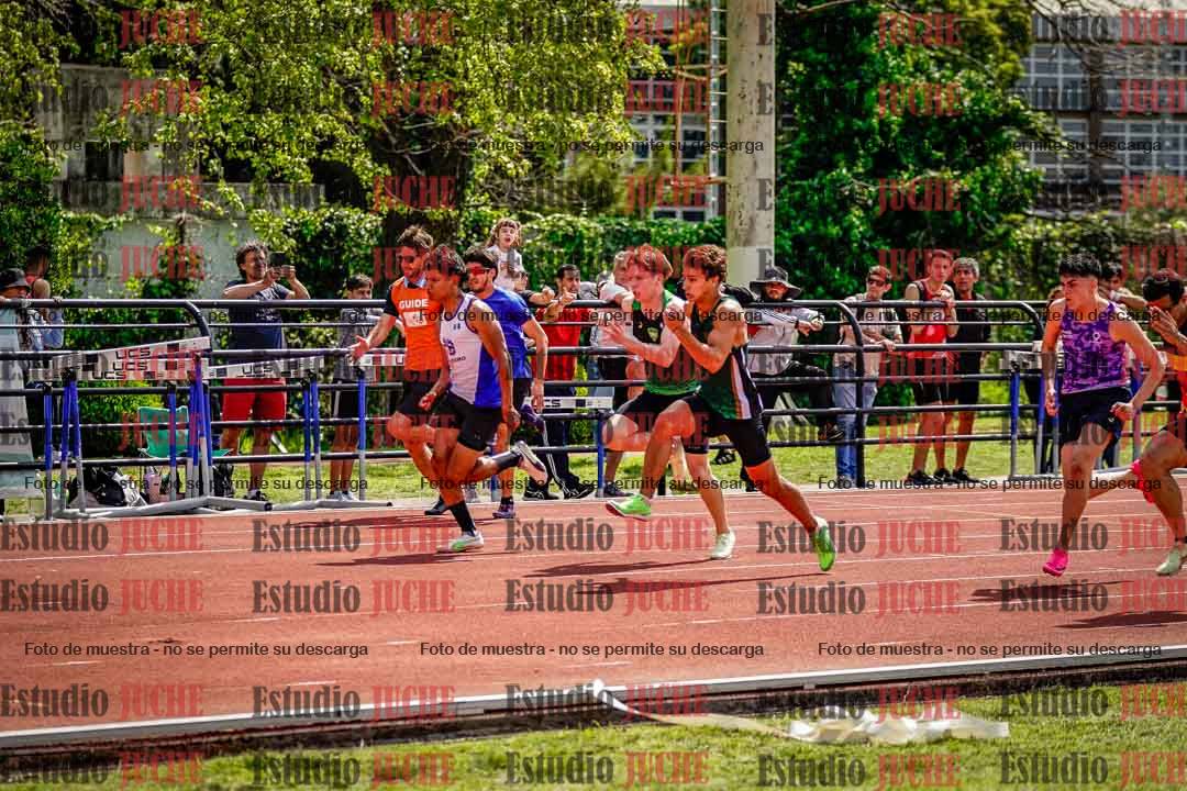 Fotos de los 100 m de varones
