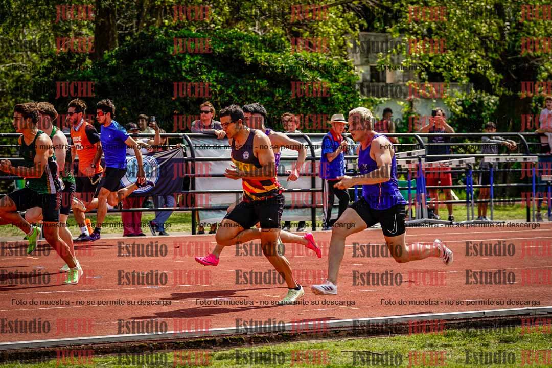 Fotos de los 100 m de varones