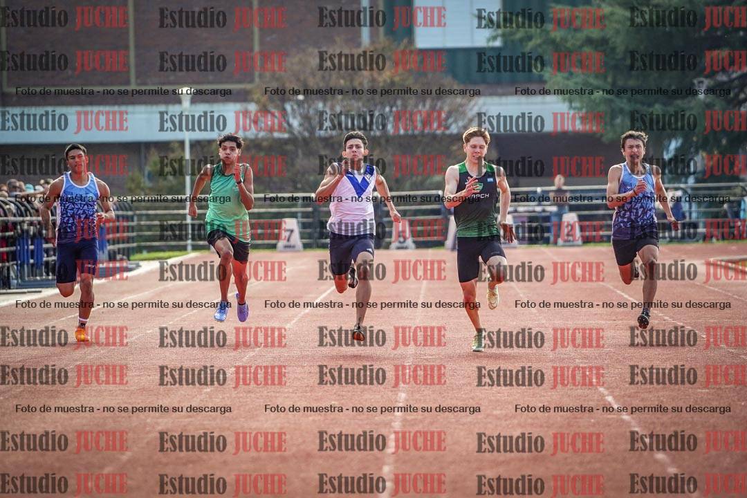 Fotos de los 200 m llanos de varones
