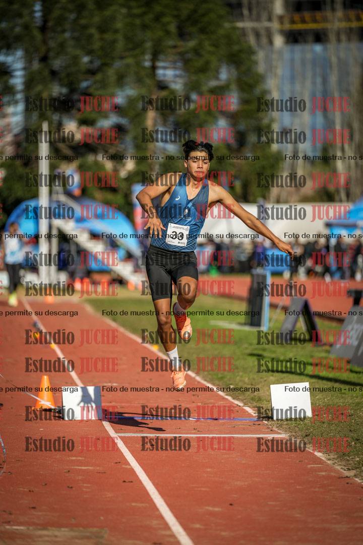 Fotos del salto triple de varones
