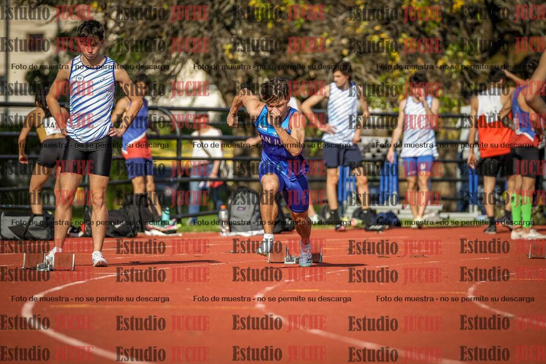 Fotos de los 200 m llanos de varones