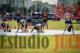 Fotos de los 100 m llanos de varones