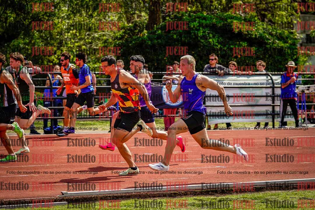 Fotos de los 100 m de varones
