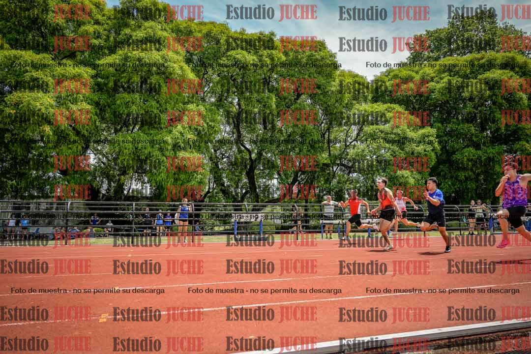 Fotos de los 100 m llanos de varones