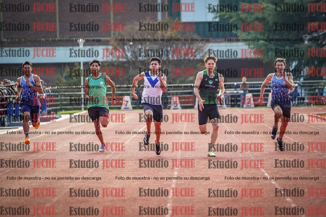 Fotos de los 200 m llanos de varones