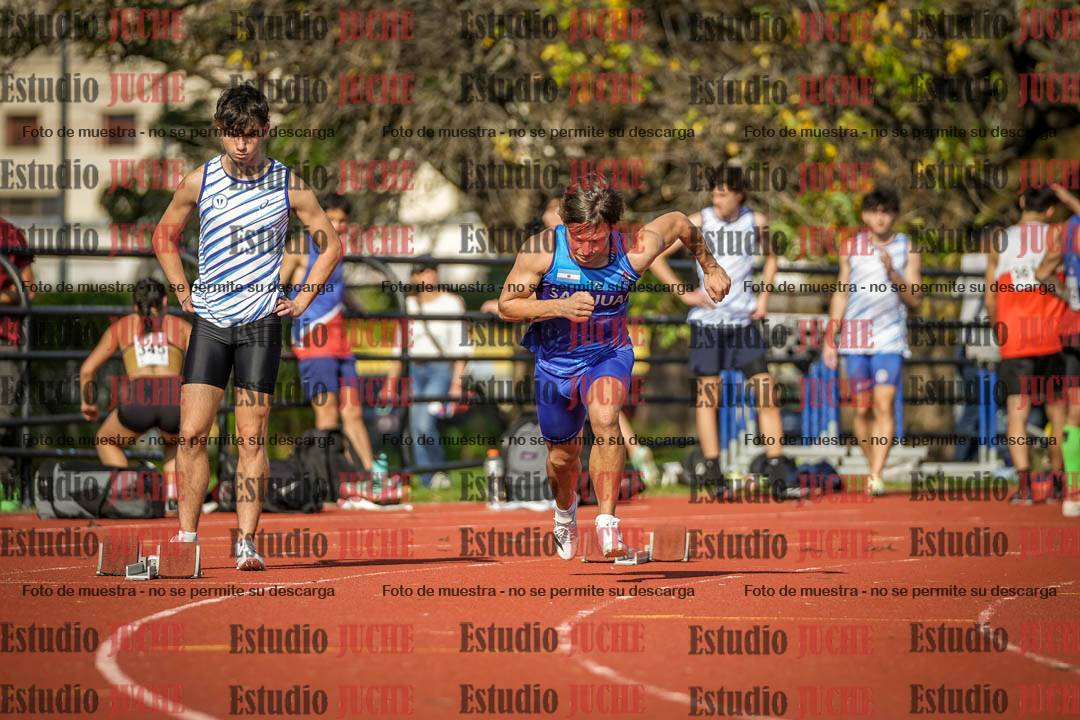Fotos de los 200 m llanos de varones