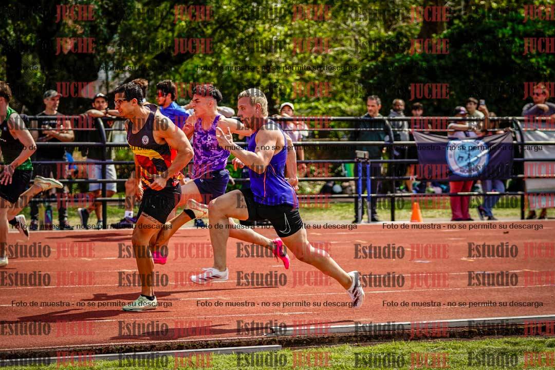 Fotos de los 100 m de varones